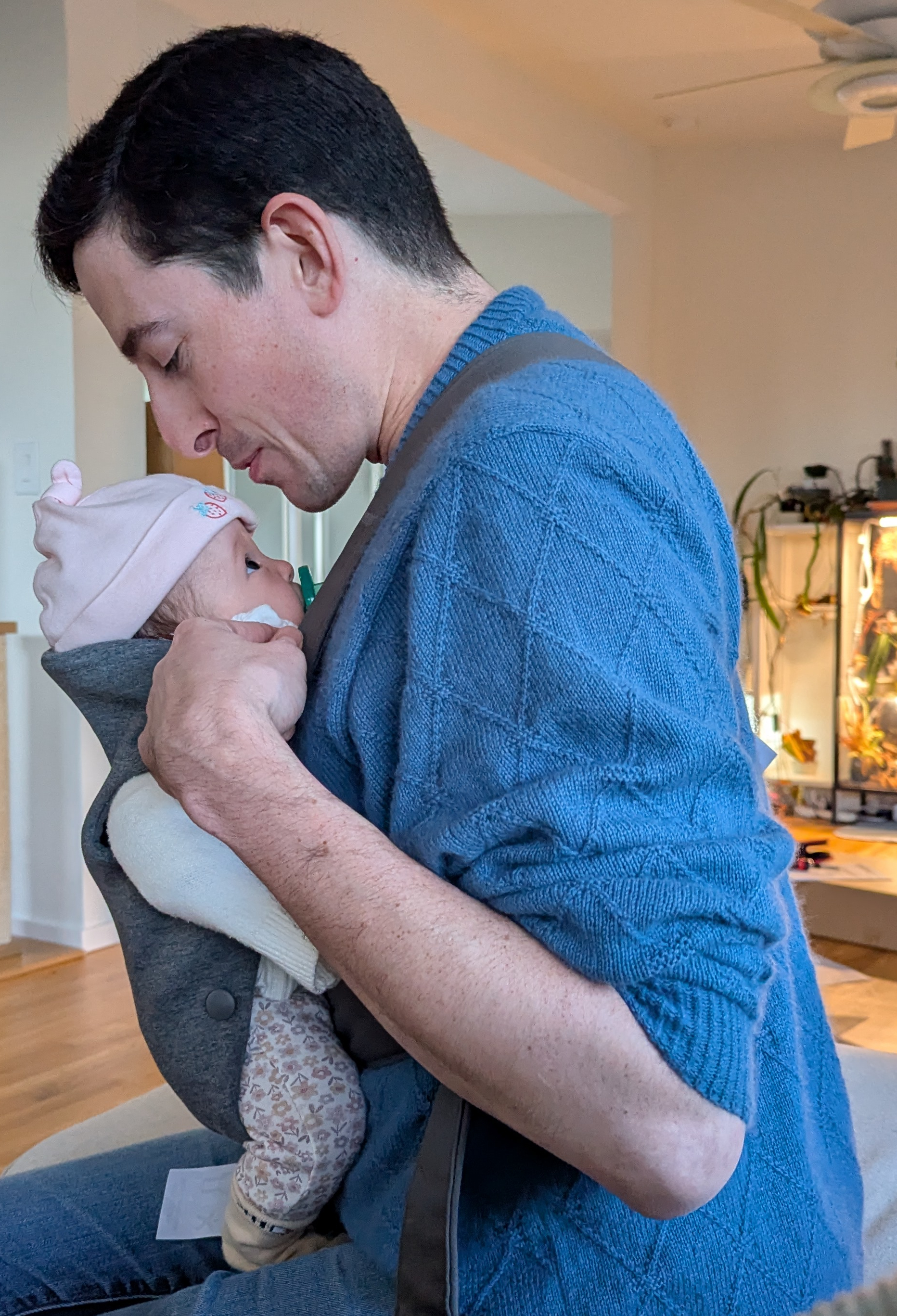 my baby daughter and me